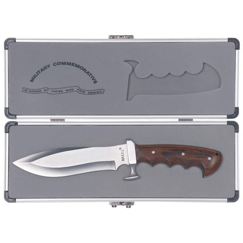 Maxam® Commemorative Military Bowie Knife w Case