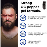 Mace® Magnum 3 Flip Top Pepper Gel – 20 Ft Range, 10% OC, High-Capacity Personal Defense Gel with UV Dye & Belt Clip