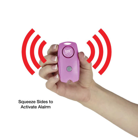 Personal Safety Emergency Panic  Keychain Alarm with LED Light