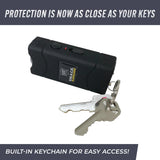 Streetwise Self-Defense Keychain Pepper Gel and Stun Gun Combo