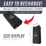 Streetwise Self-Defense Keychain Pepper Gel and Stun Gun Combo