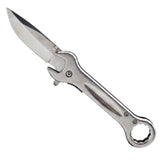 7.5” Spring Assisted Knife with 14mm Wrench – 440C Stainless Steel Blade Multi-Tool EDC