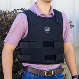 Streetwise Level IIIA Ballistic Vest – Lightweight Concealable Body Armor for Handgun Protection (Front & Back Coverage)