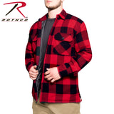 Rothco Mens Red Buffalo Quilted Lined Flannel Jacket