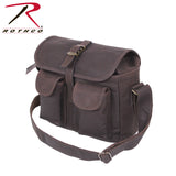 Rothco Brown Leather Ammo Shoulder Bag