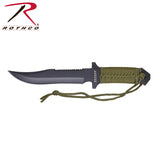 Rothco 7 Inch Paracord Knife with Fire Starter