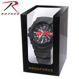 Aquaforce Thin Red Line Watch