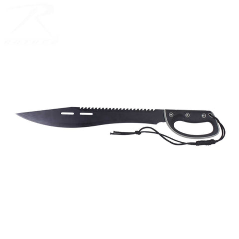 Rothco 18" D-handle Sawback Machete Knife