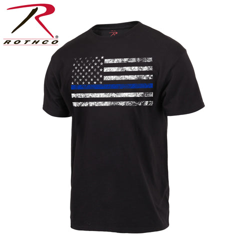 Rothco Thin Blue Line Short Sleeve T-Shirt