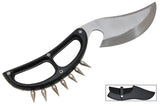 Cobra Extreme Spiked Dagger Knife With Leather Case