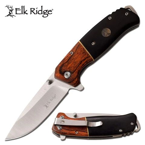 ELK RIDGE ER-A950BK SPRING ASSISTED FOLDING KNIFE