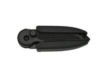 Elitedge 2 in Blade Push Button Knife with Plastic Case and Belt Clip