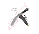 Gurkha Kukri Service Machete (Black)