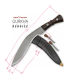 Red Deer® Gurkha Kukri Service Machete (Black)