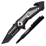 USMC  M 4001 MANUAL FOLDING KNIFE & TACTICAL PEN SET BY MTECH USA BALLISTIC