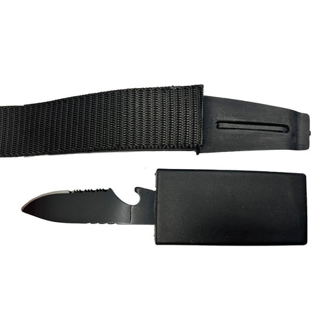 Streewise Black Belt Self-Defense Concealed Belt Knife