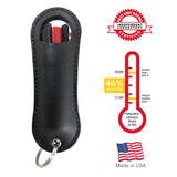 Streetwise .5 oz Pepper Spray Halo w Holster - Black