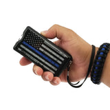 Police Force Thin Blue Line Stun Gun and Flashlight