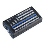 Police Force Thin Blue Line Stun Gun and Flashlight