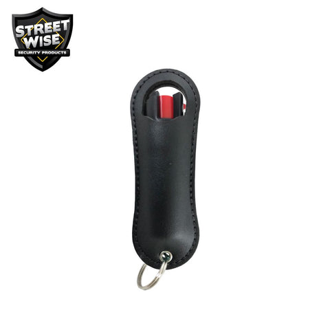 Streetwise .5 oz Pepper Spray Halo w Holster - Black